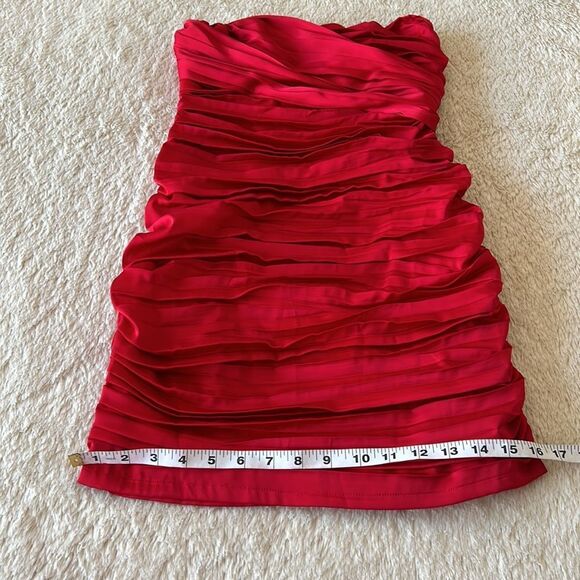 Express cocktail dress red size 0 - Picture 11 of 16